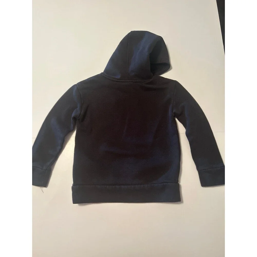Puma Boys Navy Blue Sparkle Sequin Hoodie - Size Small (6-7)